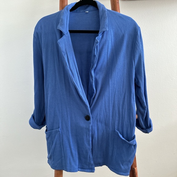 Vintage periwinkle corduroy jacket - Picture 1 of 6